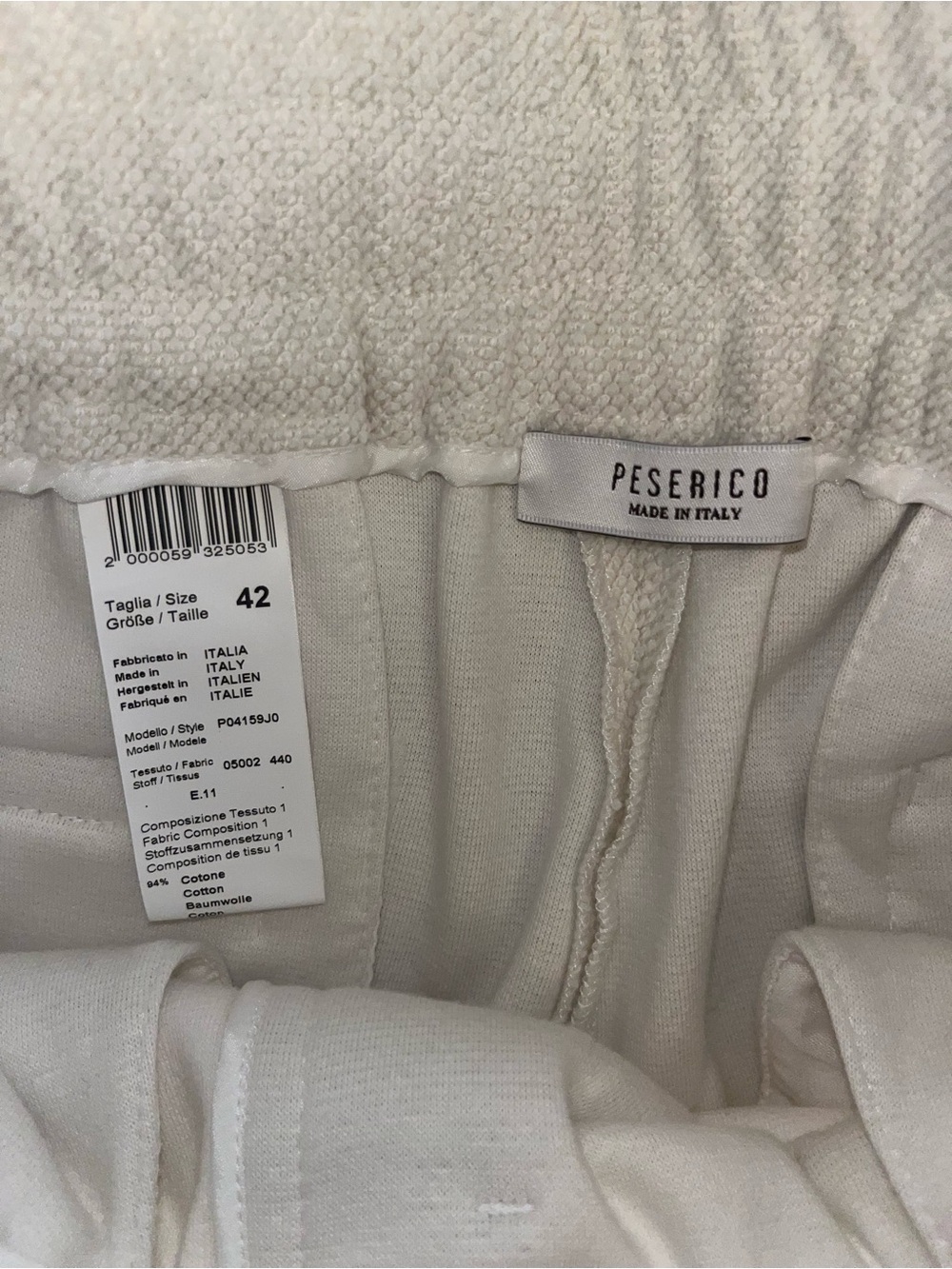 Peserico drawstring jogger sweatpants - Picture 3 of 3